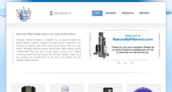 Desktop Screenshot of naturallyfiltered.com